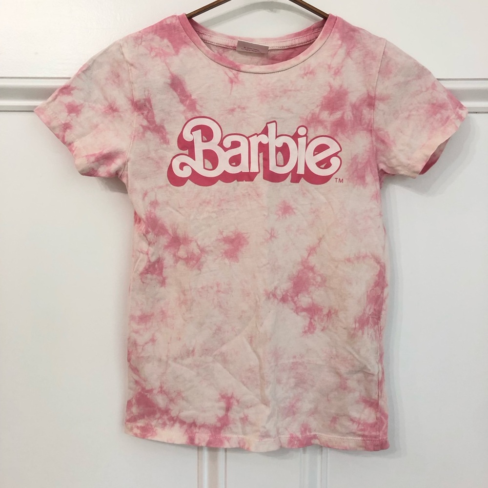 Barbie Pink Tie-Dye Short Sleeve Tee